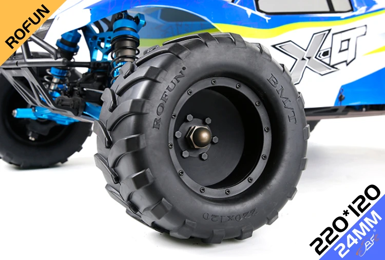 ROVAN-losi 5,ivet,mtxl,dbxl,lt,slt,kingモーターx2用のトラック用ワイドタイヤ