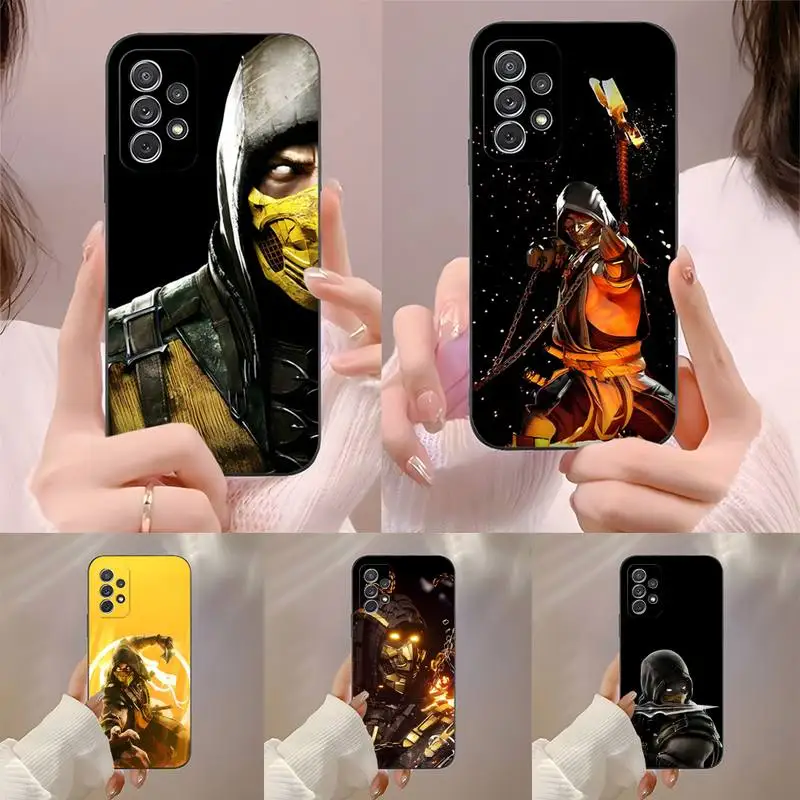 Hot Mortal Kombat Phone Case Funda For Samsung A33 A01 A02 A6s A10 A10s A11 A12 A20E A20C A21 A21s A22 A6 A7 A8 2018 Cover