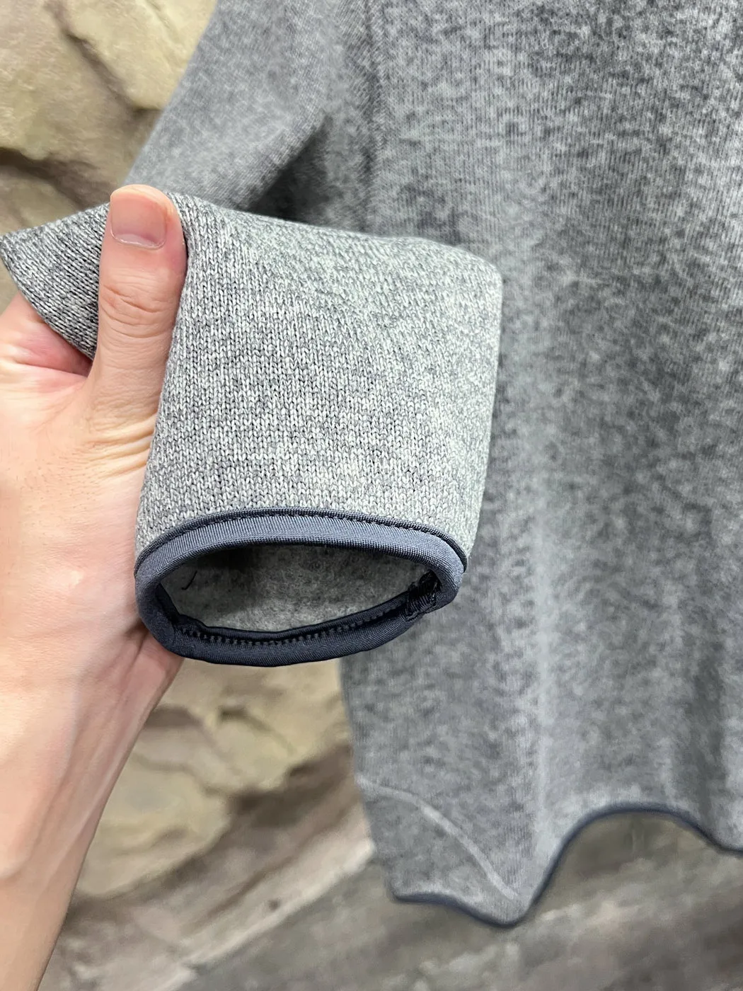Outdoor Men's Fleece Jacket Stand Collar Knitted LT Series Floral Pattern Heat Retention Warmth Autumn Winter Standard Fit Ja...