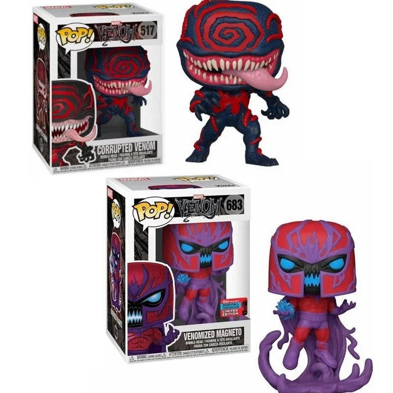 FUNKO POP NEW Arrival Venom Corrupted #517 Limited Venomized Magneto #683 Vinyl Action Figures Toys Best Gift for Kid Birthday