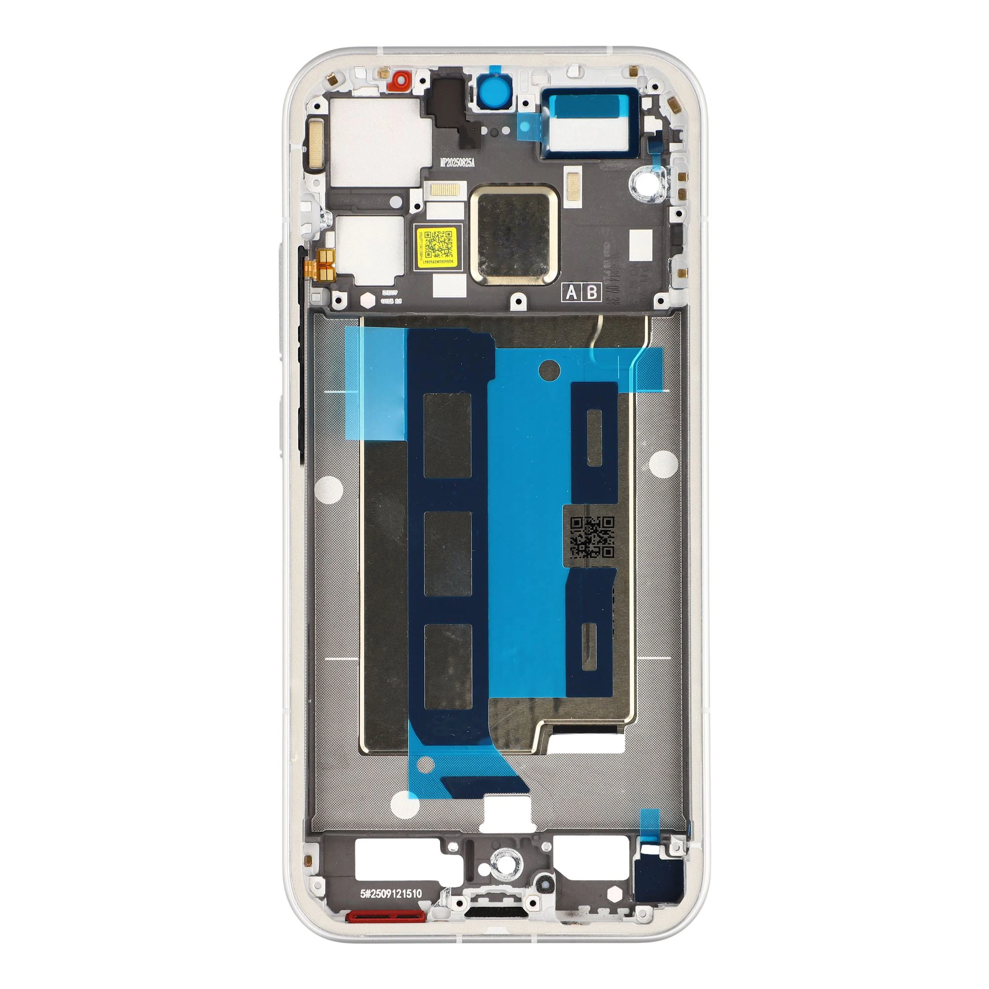 For Xiaomi Redmi K90 5G OEM Middle Plate Frame Repair Part (A-Side) (Without Logo) - Silver