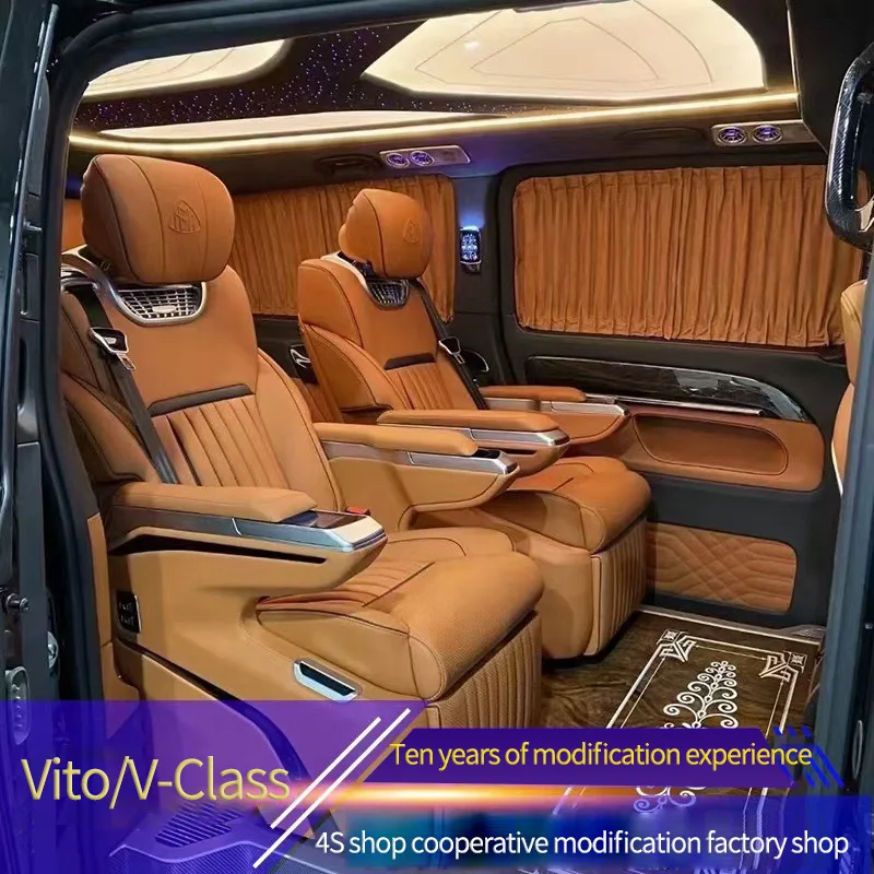 V-Class/Vito/Hai-Lion/Toyota Aviation Single Electric Seat Mpv Luxury Chartered Car Seat Recliner