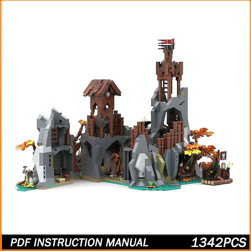 

Строительный блок MOC MOC Street View, серия «Морские бандиты», модель кирпича, игрушки, частицы, творческое образование, Juguetes, рождественские подарки, 1342 шт.