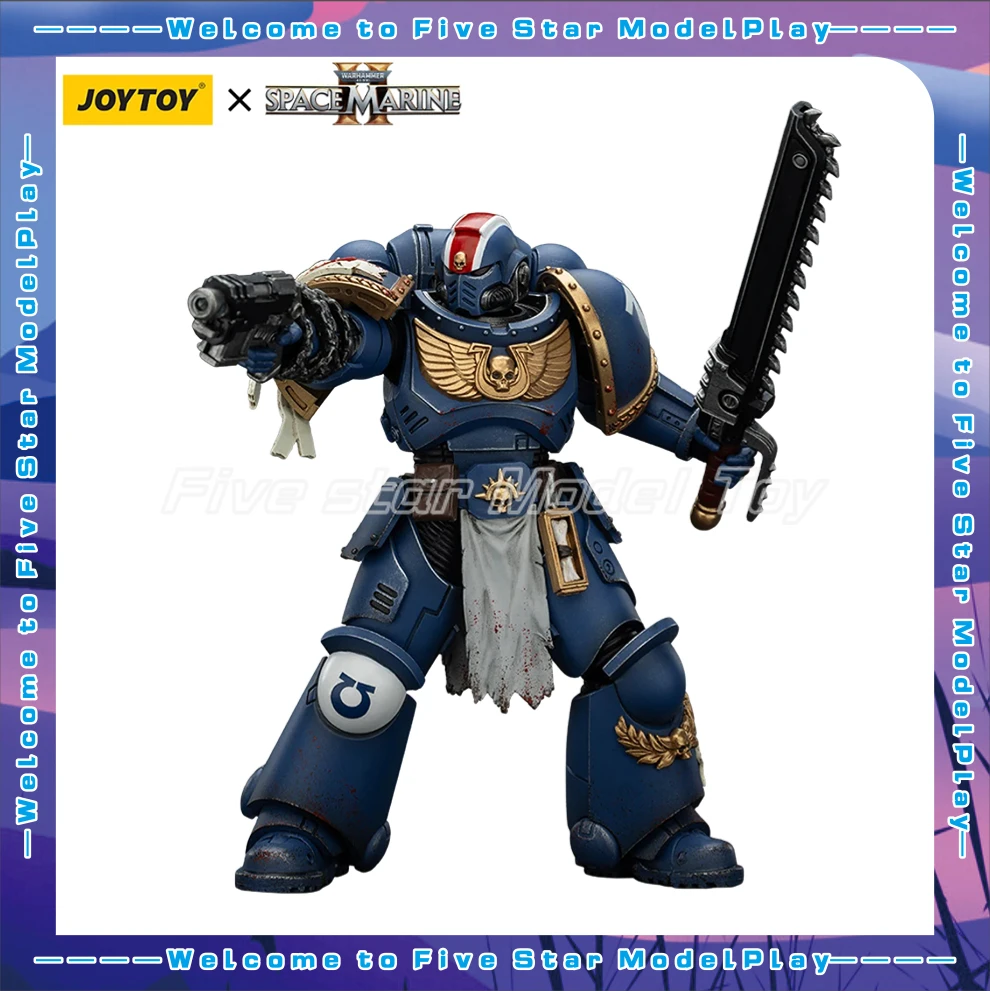 

【FS】 JOYTOY Warhammer 40K Ultramarines Lieutenant Titus - Коллекционное издание, фигурка 1/18, аниме-модель, игрушка, подарок