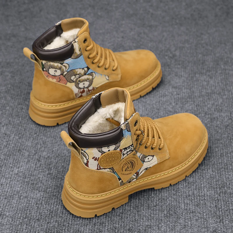 

Fashionable men's high-top boots, casual height-increasing boots, men's street motorcycle shoes, men's leather ankle boots