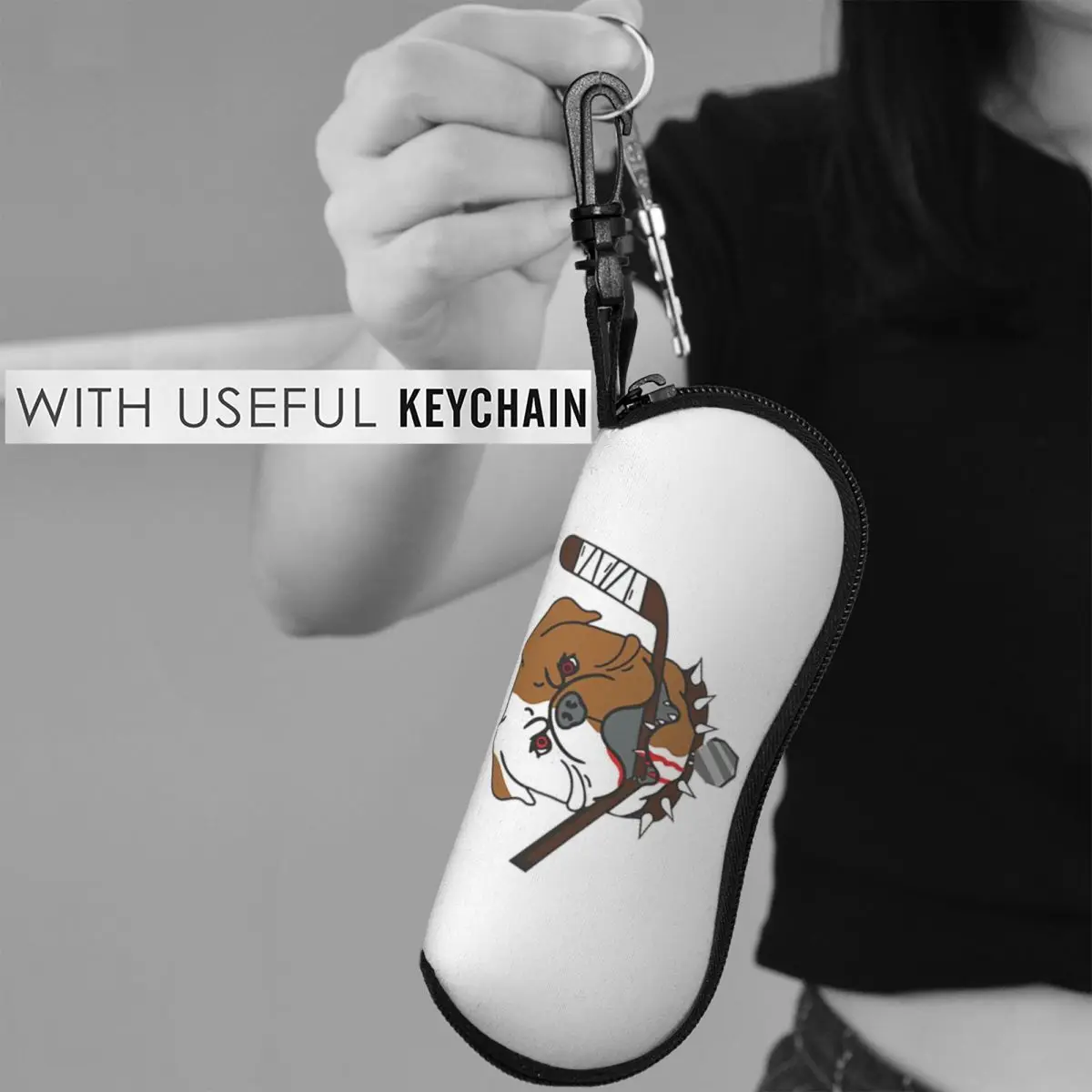 SHORESY サドベリー ブルドッグス ロゴ シェル メガネケース プロテクター サングラス ボックス レディース メンズ ソフト メガネバッグ ポーチ