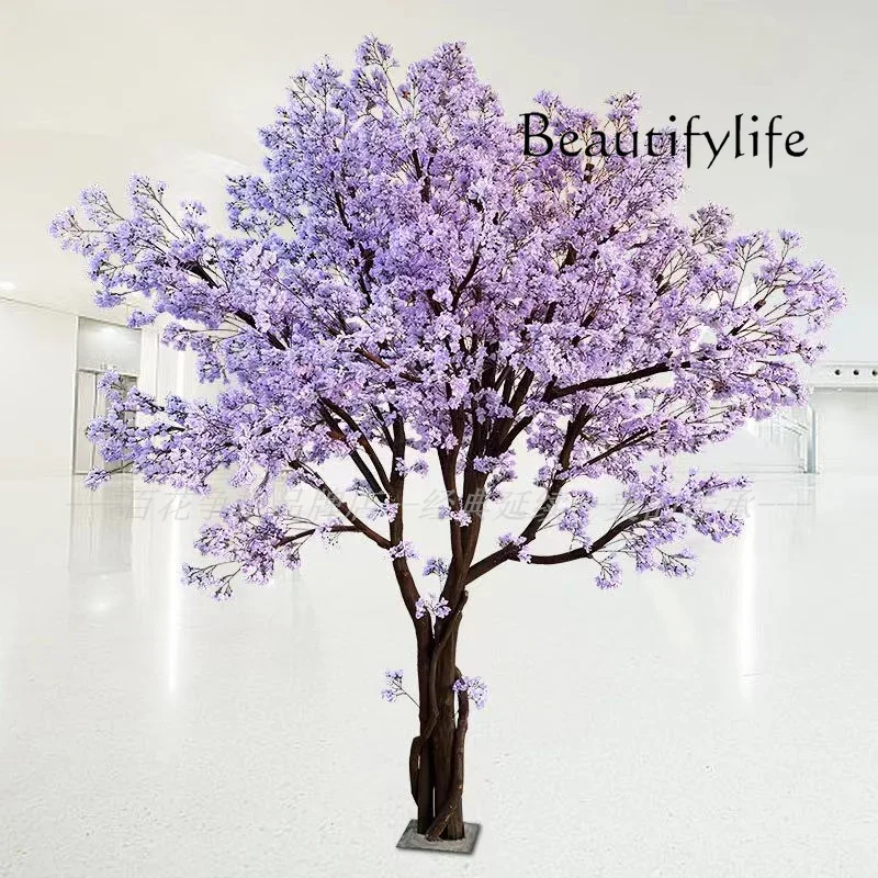 

Shopping Mall Simulated Pincushion Within Crape Myrtle Trees Trees Wedding Celebration Decoration