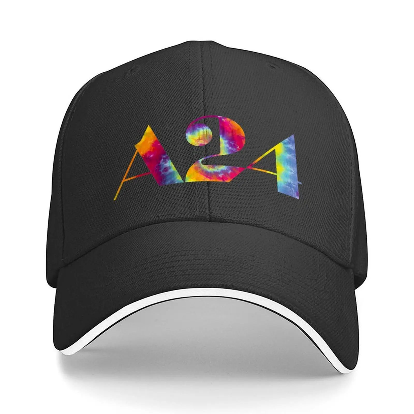 

A24 tie dye logo Baseball Cap Anime custom Hat sun caps designer cap Male Women's