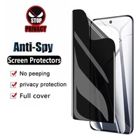 Privacy Screen Protector For Xiaomi Redmi Note 9 8 10C 10A 11 10 Pro 12 9T 9C NFC 9A 7 9s 10s 11s 12s Anti Spy Privacy Hydrogel