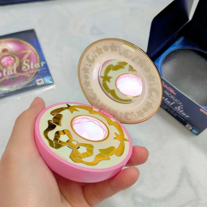 

Bandai Proplica Moon Stick Transformation Broochdisguise Pen Crystal Star Figure Anime Sailor Moon Model Repainted Version Toy