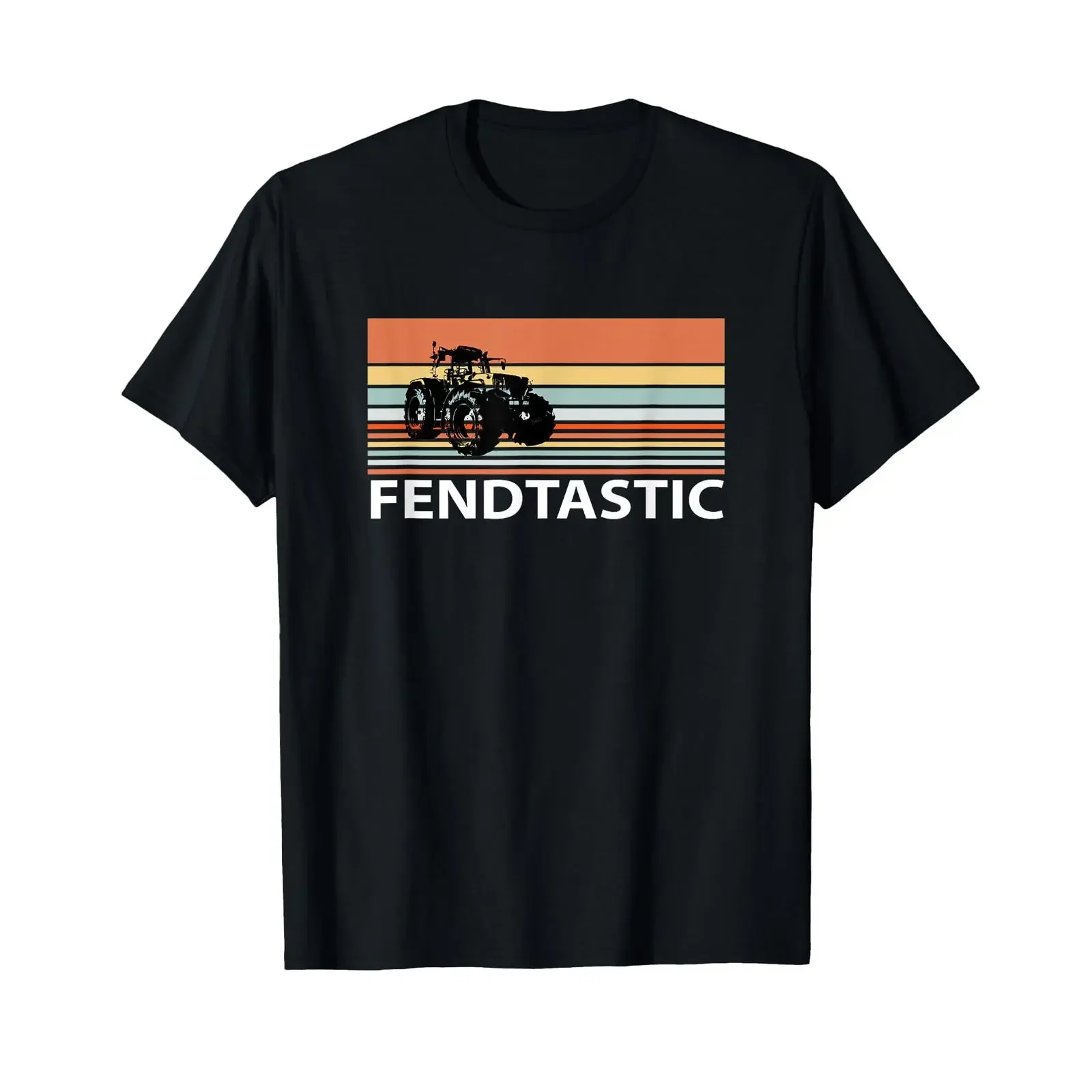 Fendtastic Tractor Saying for Farmers and T Shirt vintage Washed Unisex graphic homme designer clothes Versatile streetwear