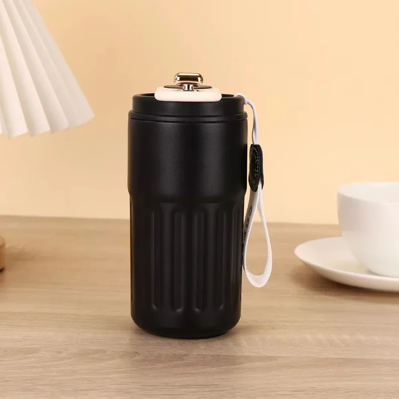 

New 410ml leak-proof stainless steel vacuum tumbler insulated double-wall travel coffee cup smart warm cover kitchen