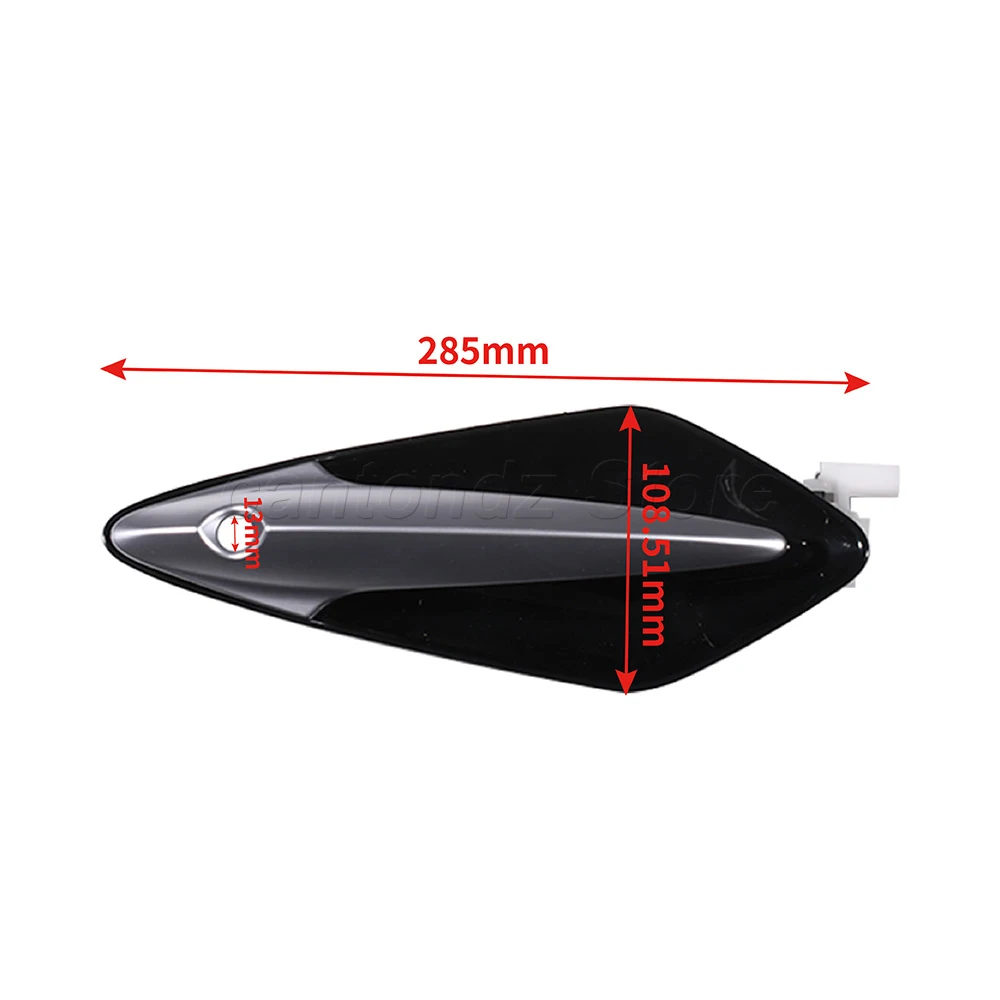 Black Front Right Left Outer Door Handle 72180-SMG-G04ZD 72140-SMG-G04ZD for Honda Civic MK8 2006 - 2011