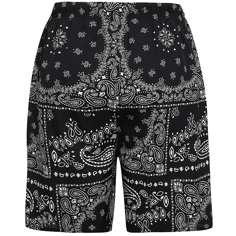 Men\'s Athleisure Fashion Printed Home Shorts Slim Large Size Loose Shorts Pajama Pants Breathable Comfort Sleep Bottoms