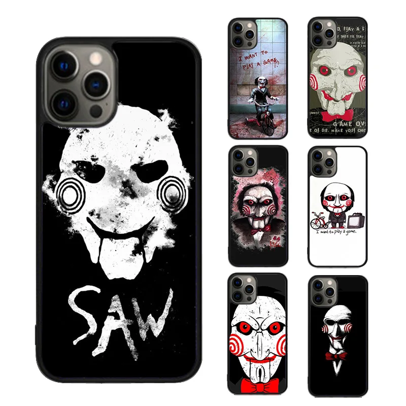 Jigsaw Saw Phone Case cover For iPhone SE2020 15 16 14 13 Pro Max Coque 12 11 Pro Max For Apple 8 PLUS 7 6S fundas