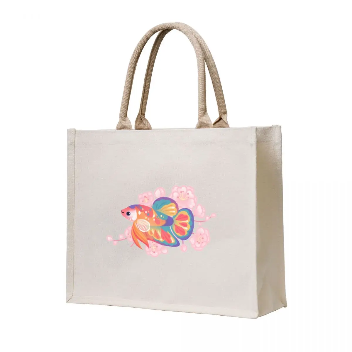 

Koi betta Tote Bag Shopper handbag Fabric bag hand bags Women bags