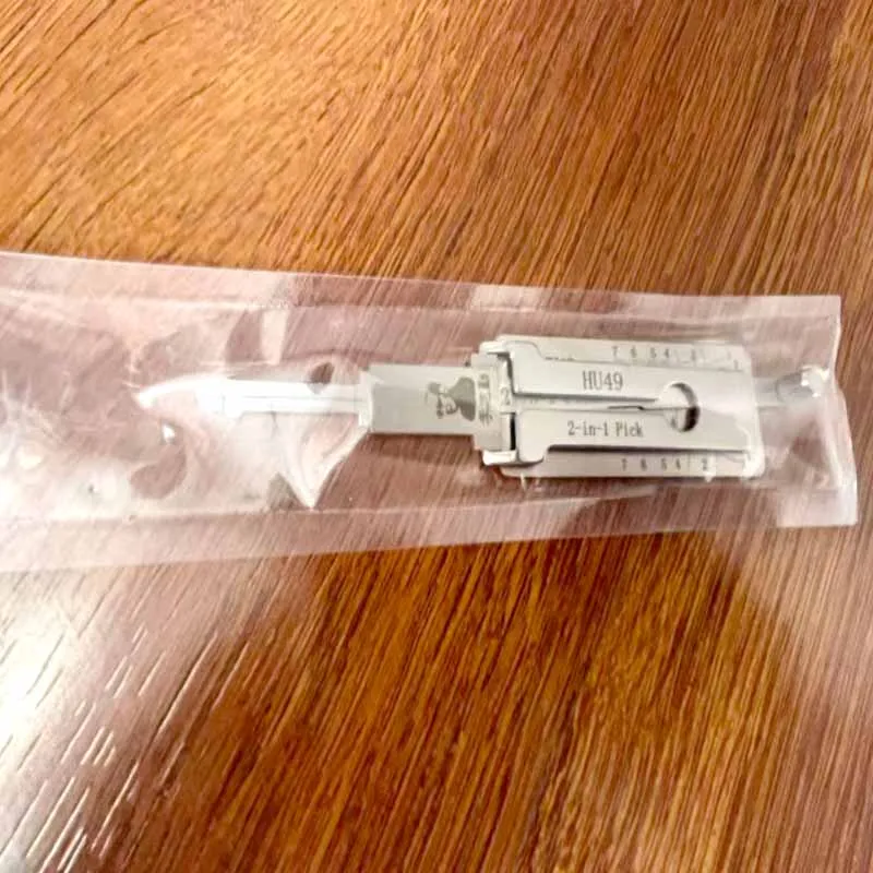 

1pcs Ganzua Lishi HU49 2in1 Decoder and Pick Is Designed for AUDI,FOR SEAT, FOR VW [Flat 7 Cut] Picklock Locksmit Lockpicking