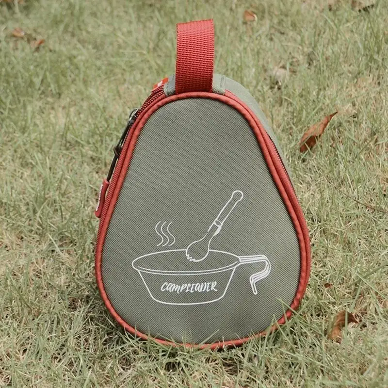 652F Camping Cup Bowl Bag Bag Oxford Cloth Barbecue Table Travel Assing for Case للمشي في الهواء الطلق