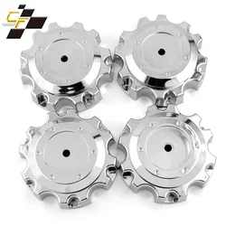 4pcs 140mm 113mm Wheel Center Hub Cap  Car Accessories  For Rim Dust Cover 6 Lugs Refits Styling Chrome