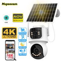 XMEYE 4G Solar Wireless PTZ Security Camera 4k 10X Zoom Dual Lens Human Detection AVO Wifi CCTV Video Surveillance Camera ICSEE