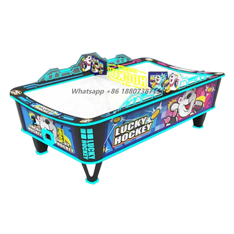 Newest Electric Indoor Air Hockey Arcade Machine Coin Operated Star Sport Game Fun Amusement Equipment for Sale