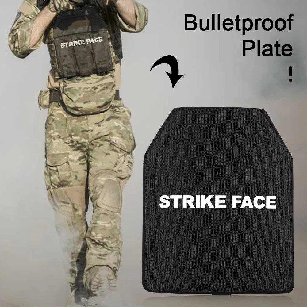 30x25cm Bullets-Proof Plate Backpack Armor Panel Lightweight Bulletsproof Plug PE IIIA Safety Vest Body Armour Board