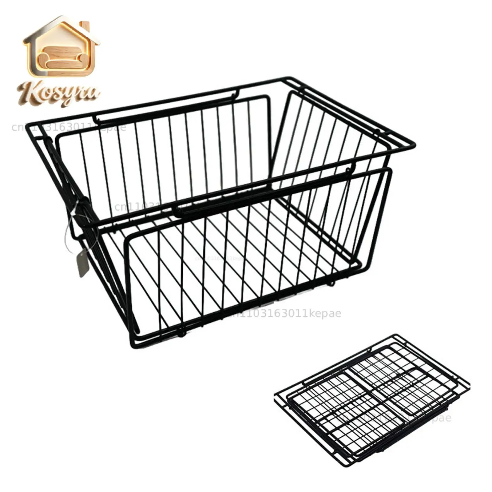 Stainless Steel Igt Camping Table Basket Basket Folding 1 Unit Drain Basket  Lightweight Portable Table Accessories