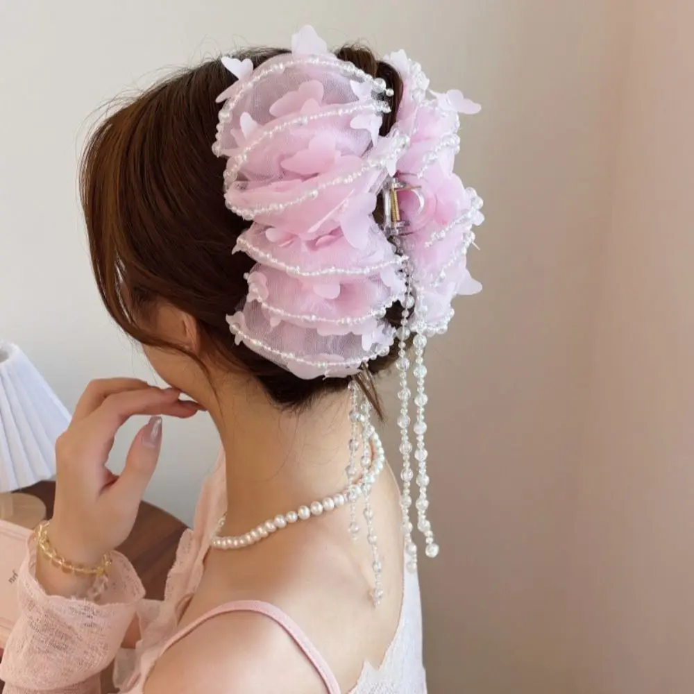 

Модная сетчатая заколка для волос, темпераментные изысканные заколки в виде акулы, элегантные инструменты для укладки, заколки для женщин и девочек