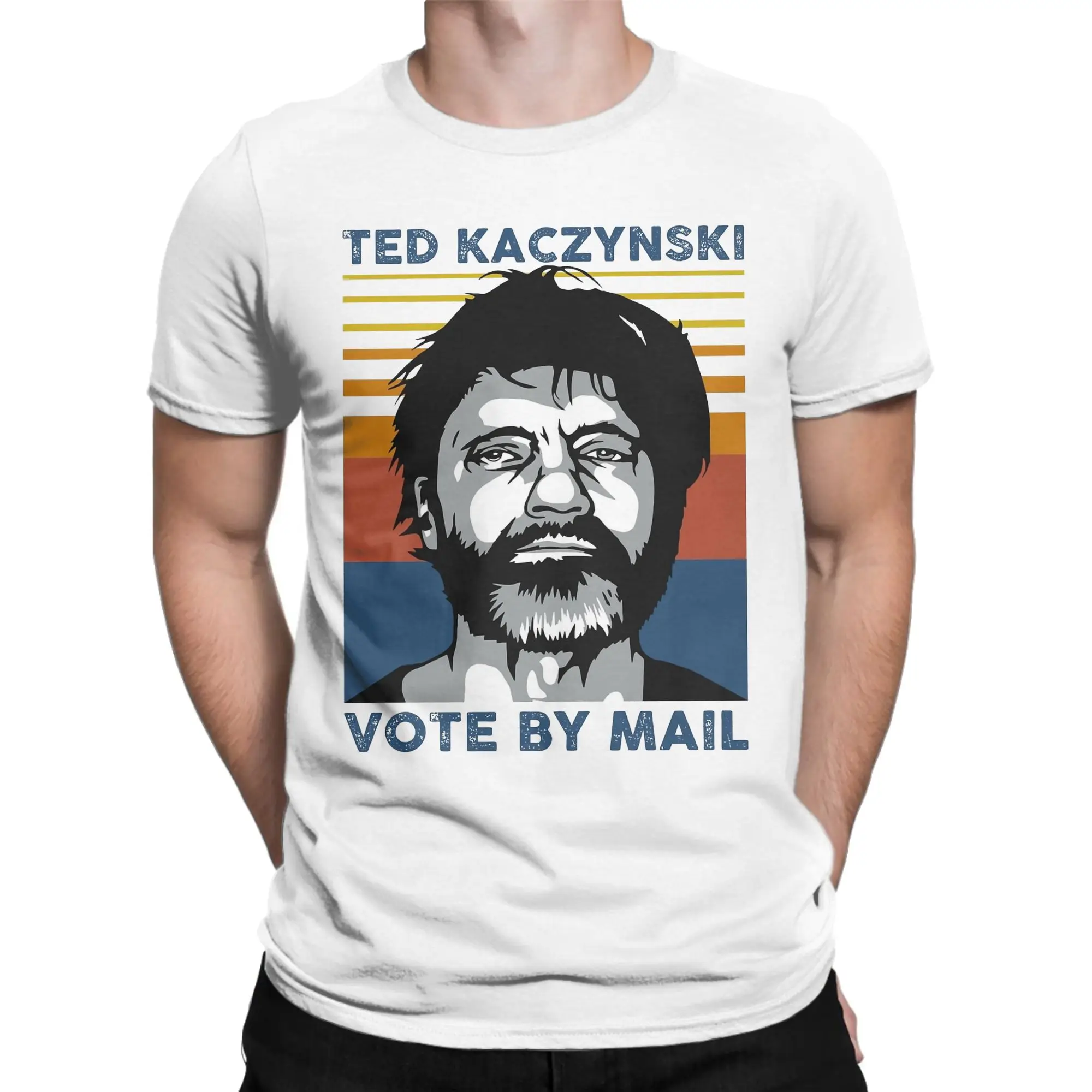 Voye By Kacy T-Shirts Men Women Ted Kaczynski Fashion Pure Cotton Tee Shirt Crewneck Short Sleeve T Shirts Summer Clothes