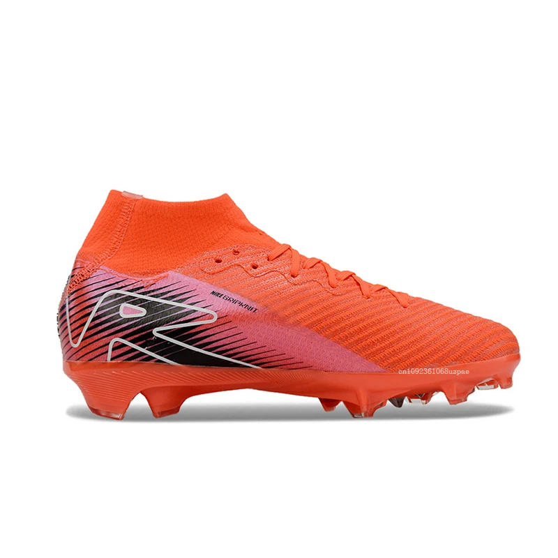 Hot Selling Football Boots Men's Soccer Shoes FG Kids Boys Wear-Resistant Training Cleats Non-Slip Sneakers