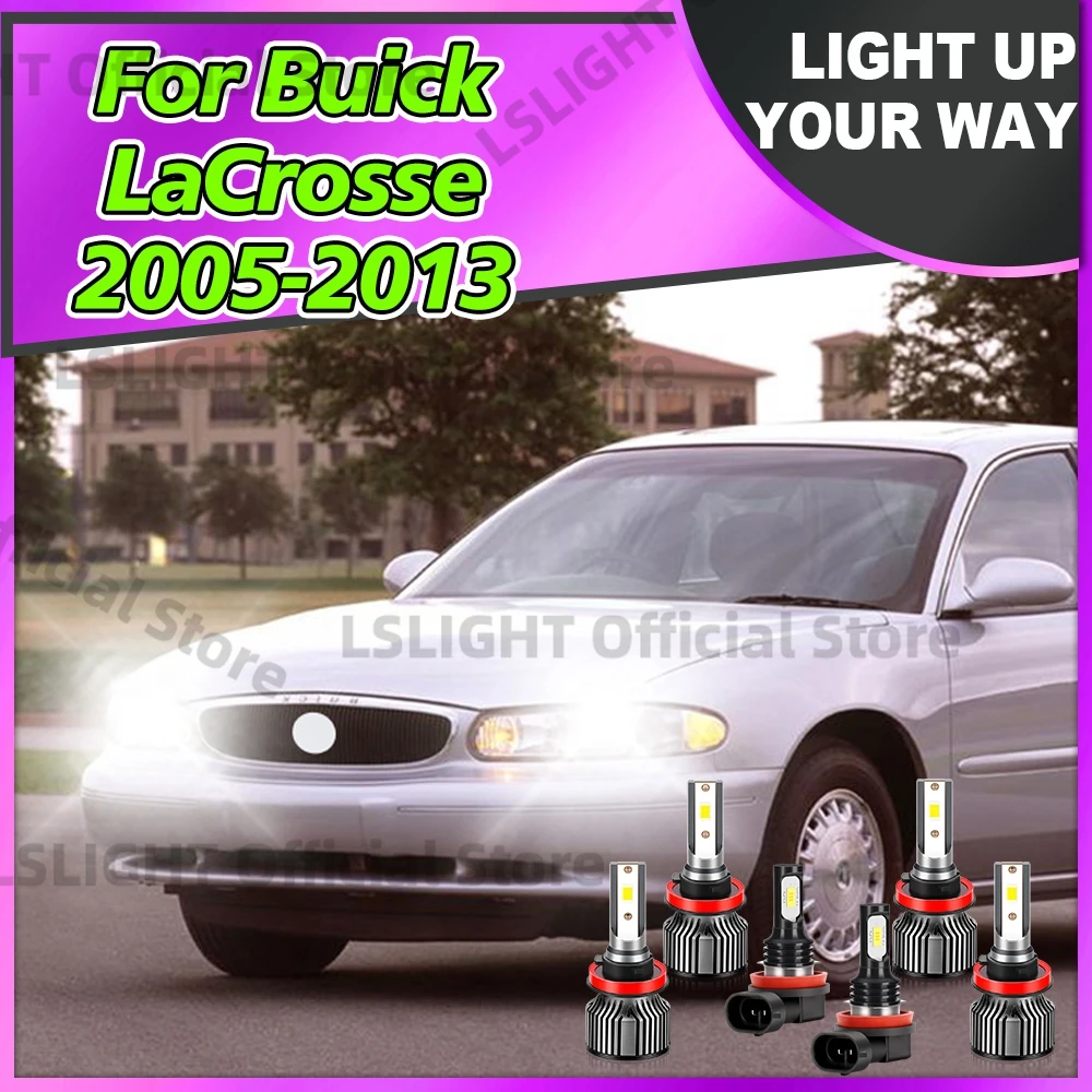 

2/6x 3570 CSP High Low Beam Headlight Headlamps 6000K Auto Fog Lampada Bulbs For Buick LaCrosse 2005-2013 2006 2007 2008 2009