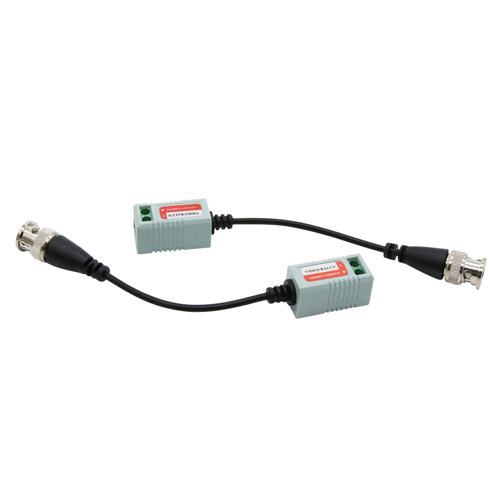 1080P CCTV Video Balun Passive BNC Transceivers HD Twisted Pair For 2MP AHD CVI TVI CVBS Camera