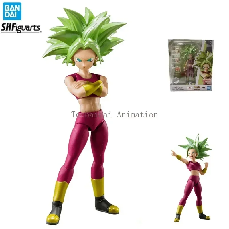 Bandai Original S.H.Figuarts Series SHF Dragon Ball Super Female Saiyan Kefla Model Action Figure Delivery Within 48 Hours