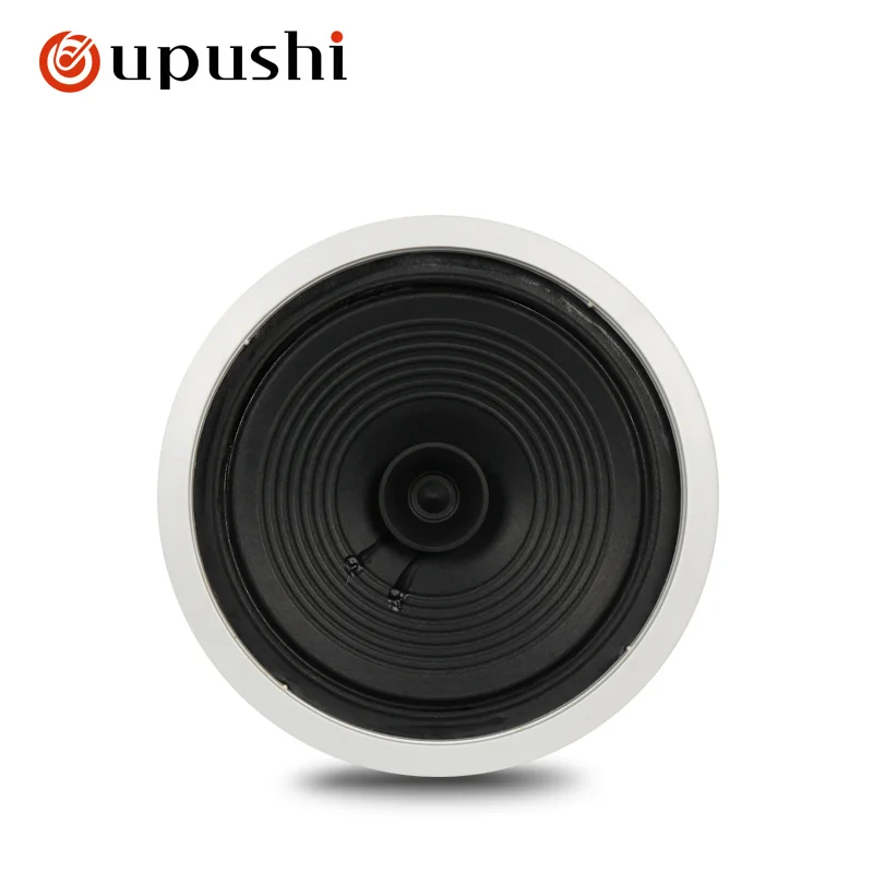 Oupushi 6.5 بوصة 8 بوصة مكبر صوت سقف مقاوم ثابت 6 واط 10 واط مكبر صوت سقف لمركز التسوق المنزلي