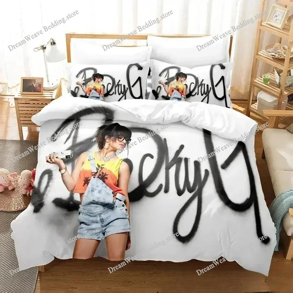 

Fashion 3d Print Singer B-Becky G Bedding Set Boys Girl Twin Queen King Size Duvet Cover Pillowcase Bed Boys Adult Home Textiles