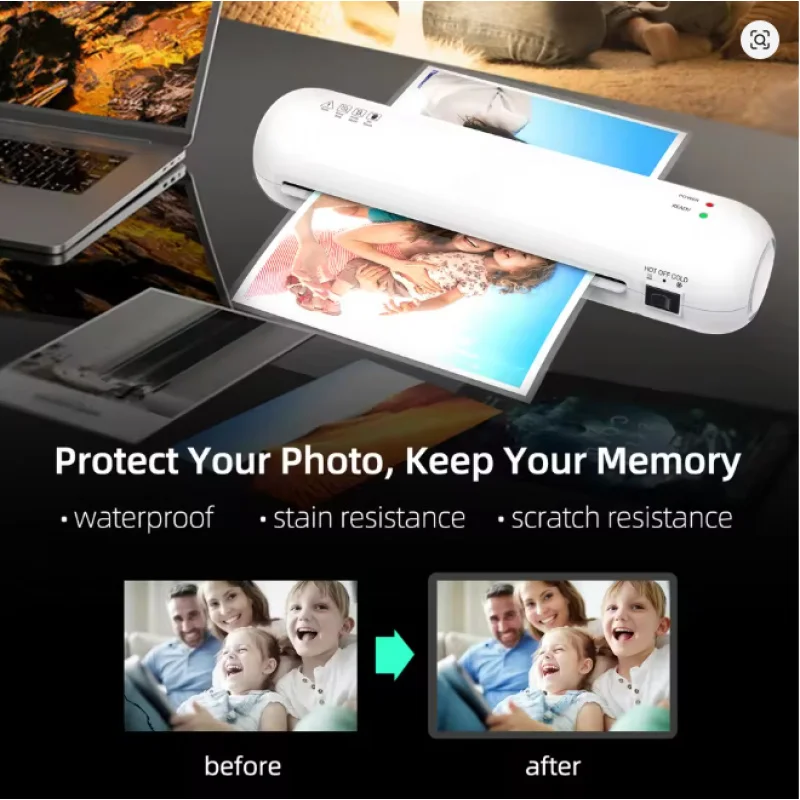 Safe Constant Temperature Hot and Coldsl280Plastic-envelop machineA4Over-plastic laminating machine anti-oxidation no paper jam
