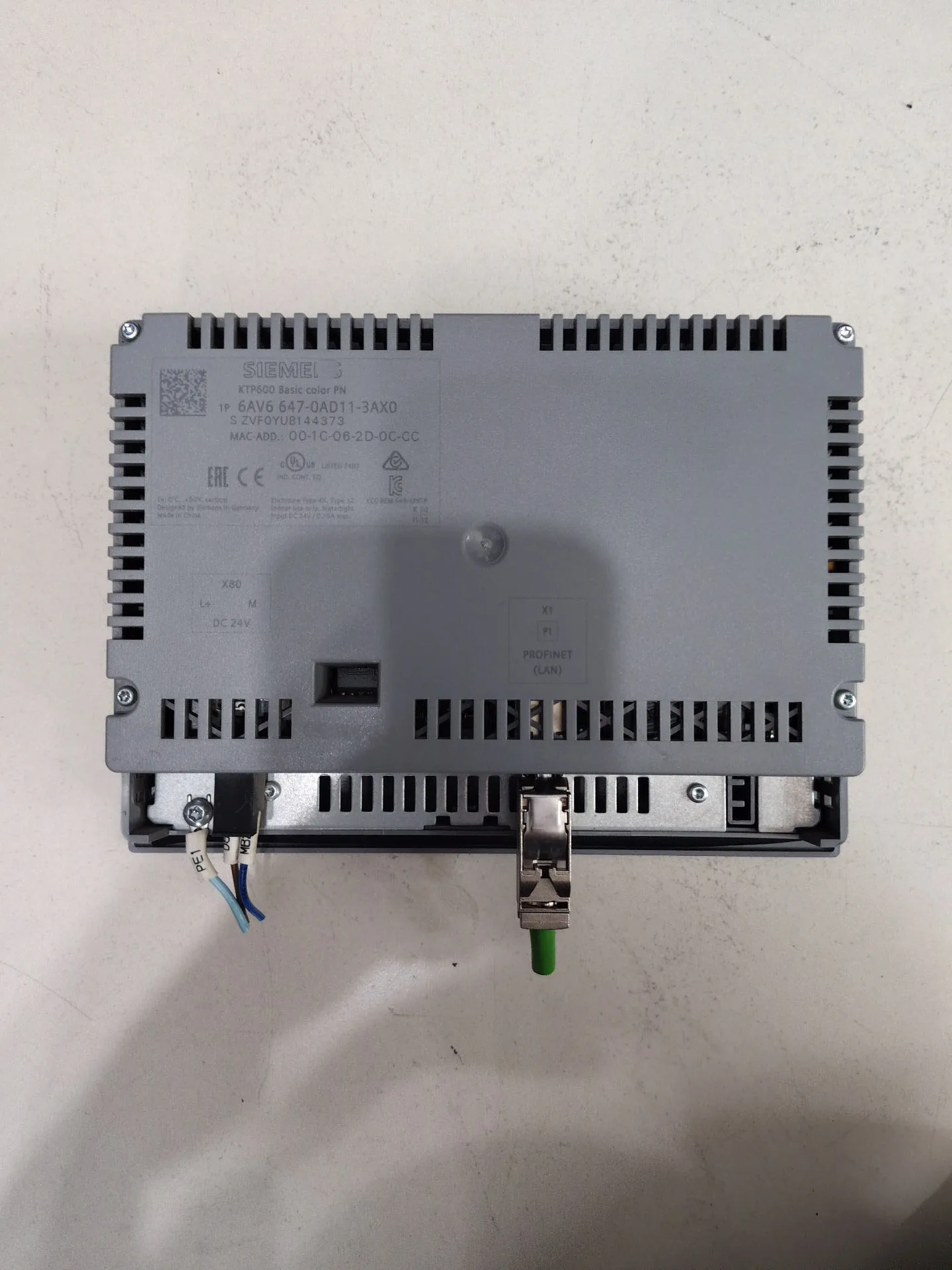 6AV6647-0AD11-3AX0 Панель HMI для Siemens 6AV6 647-0AD11-3AX0