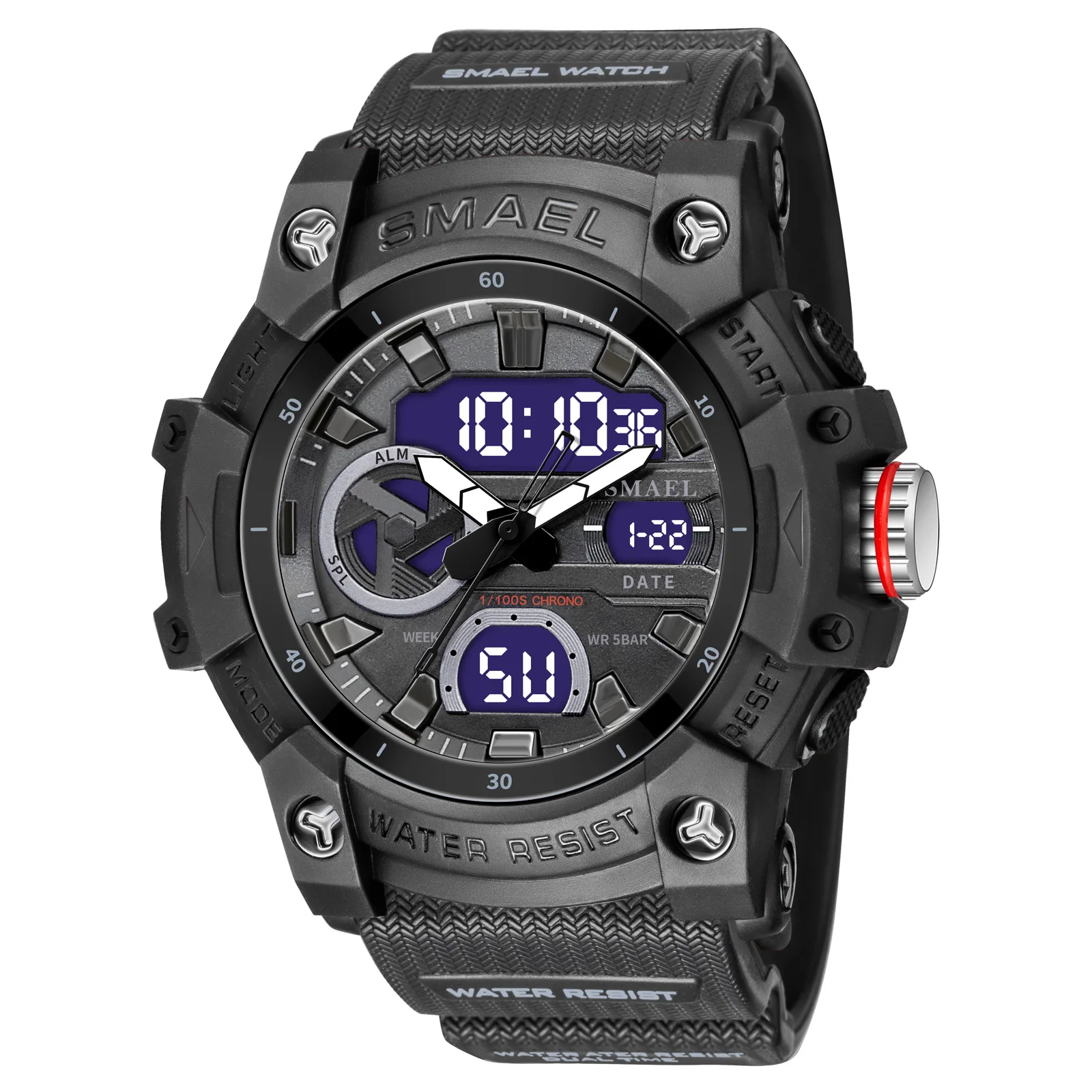 Sport Watches Waterproof SMAEL Brand Dropshipping Watch Stopwatch Alarm Clock 8086 Young Fashion Quartz Wristwatches