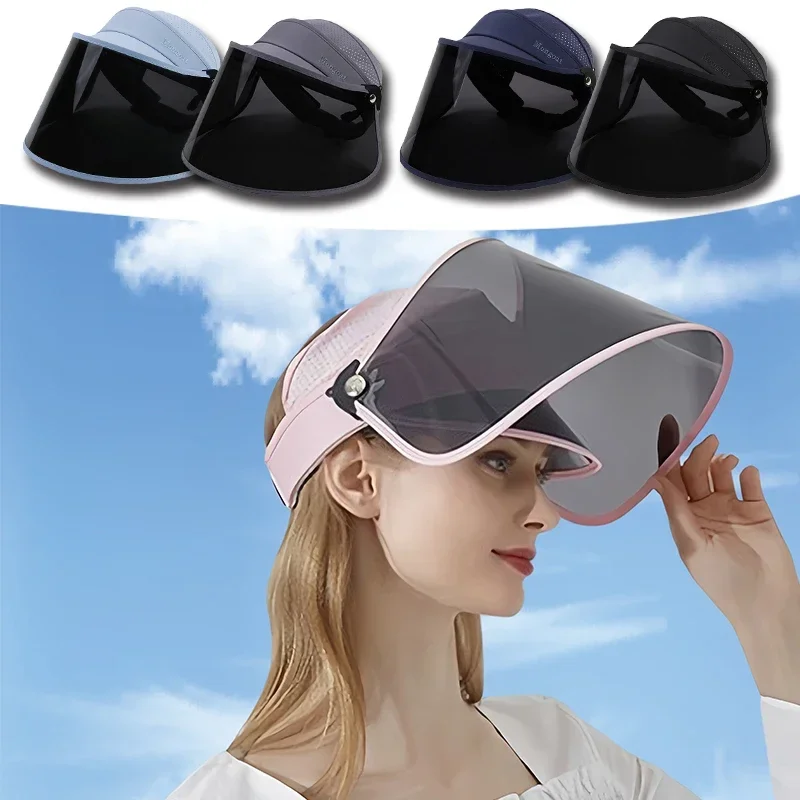 New Women's Summer Sun Hat for Cycling Outdoor Sport UV Protection Summer Hat Women Big Cap Camping Supplies Beach Accessories