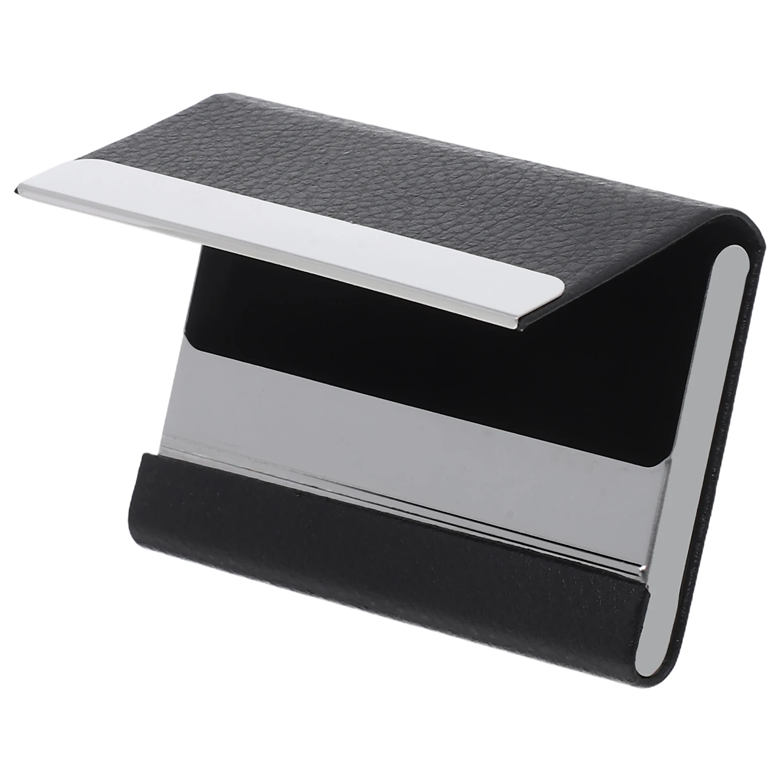 

Stainless Steel Business Card Box Holder Organizer Organiser Case for Men Display Compact Women