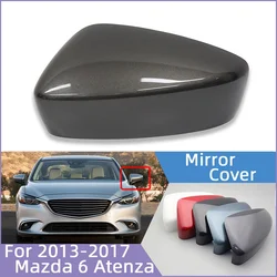 Cubierta de espejo retrovisor para puerta de coche Mazda 6 Atenza, tapa de espejo lateral de ala, carcasa con Color, 2013, 2014, 2015, 2016