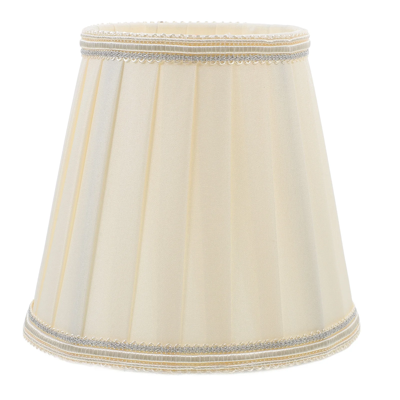 

Clip Style Pleated Fabric Lampshade Table Floor Lamp Cover Replacement Lamp Accessory Soft Light Shade for Home