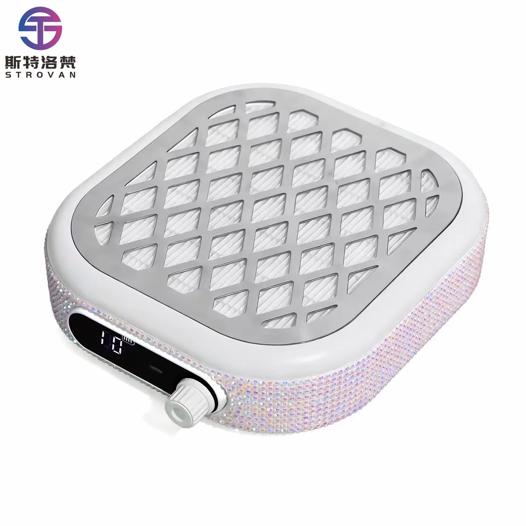 

STLF LZS Strong Manicure Powerful Nail Dust Collector Filter Vacuum Collector Electric Acrylic Gel Rechargeable Nail Dust