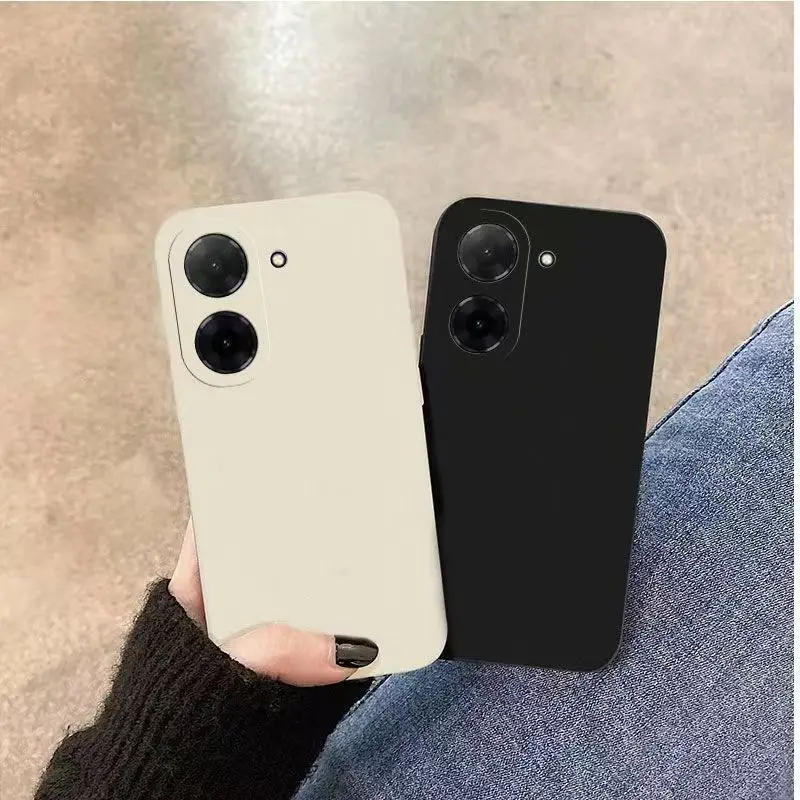 Coque de téléphone en silicone liquide de luxe pour Xiaomi Poco M7 M8 F6 F7 F8 C71 C81 C55 C65 C75 C85 X7 X8 Pro, coque antichoc