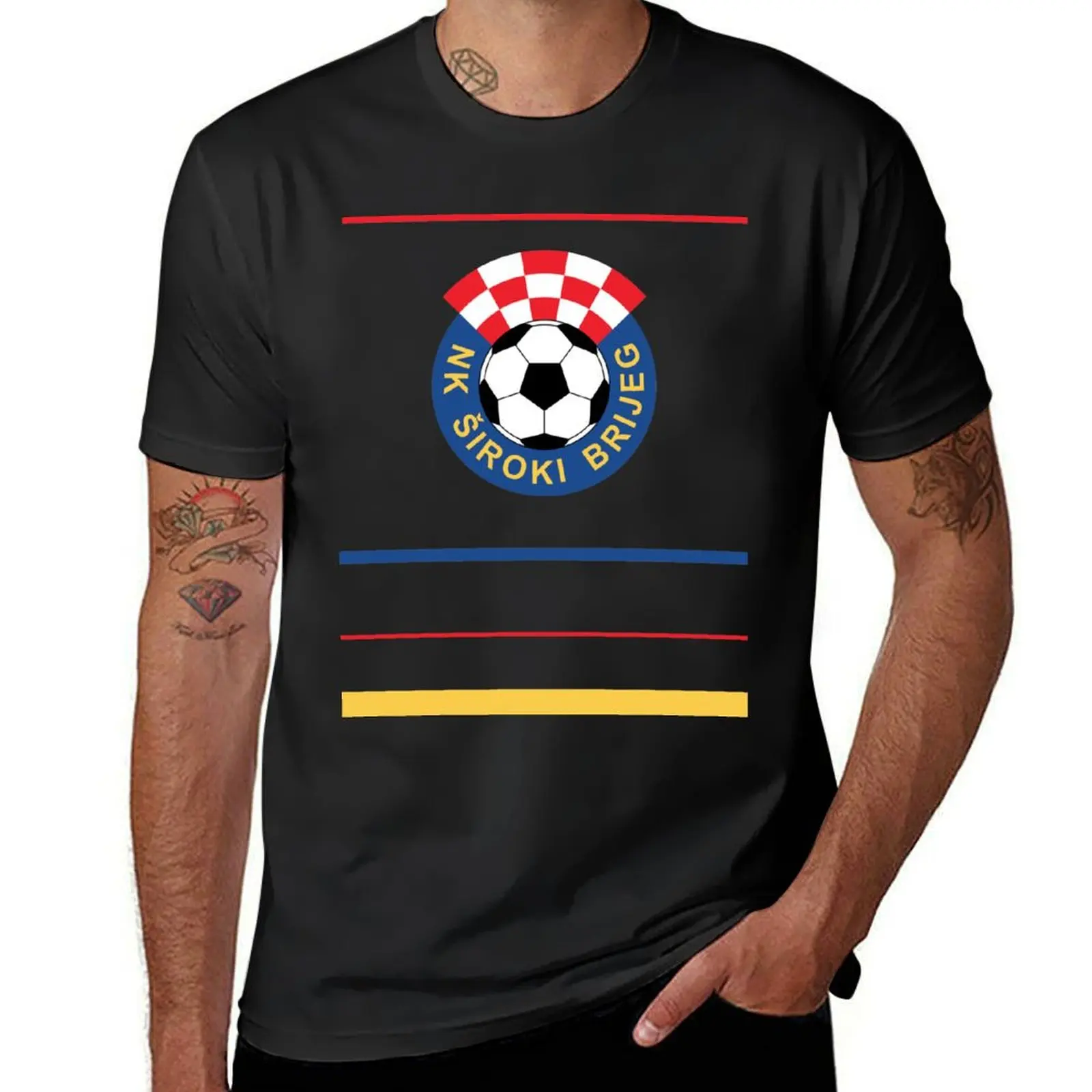 Siroki Brijeg Footbal fans ultras hooligans Croatia T-Shirt animal prinfor boys Short sleeve tee plain mens cotton t shirts