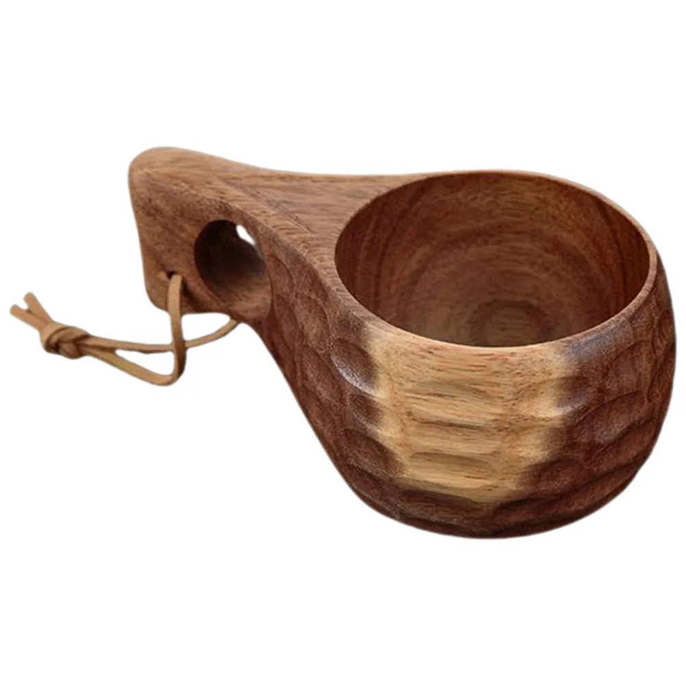 

Wooden Finnish Cup H made Natural Tea Mug Coffee Cups Home Small Holder Kid Gifts Nordic Style Milk Cup Wooden Water Mug Long