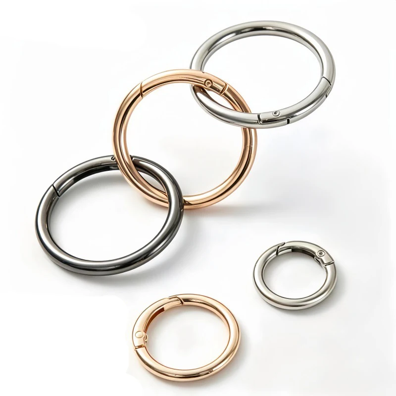 Round Ring Gate Oval Spring Snap Hooks Gate Ring