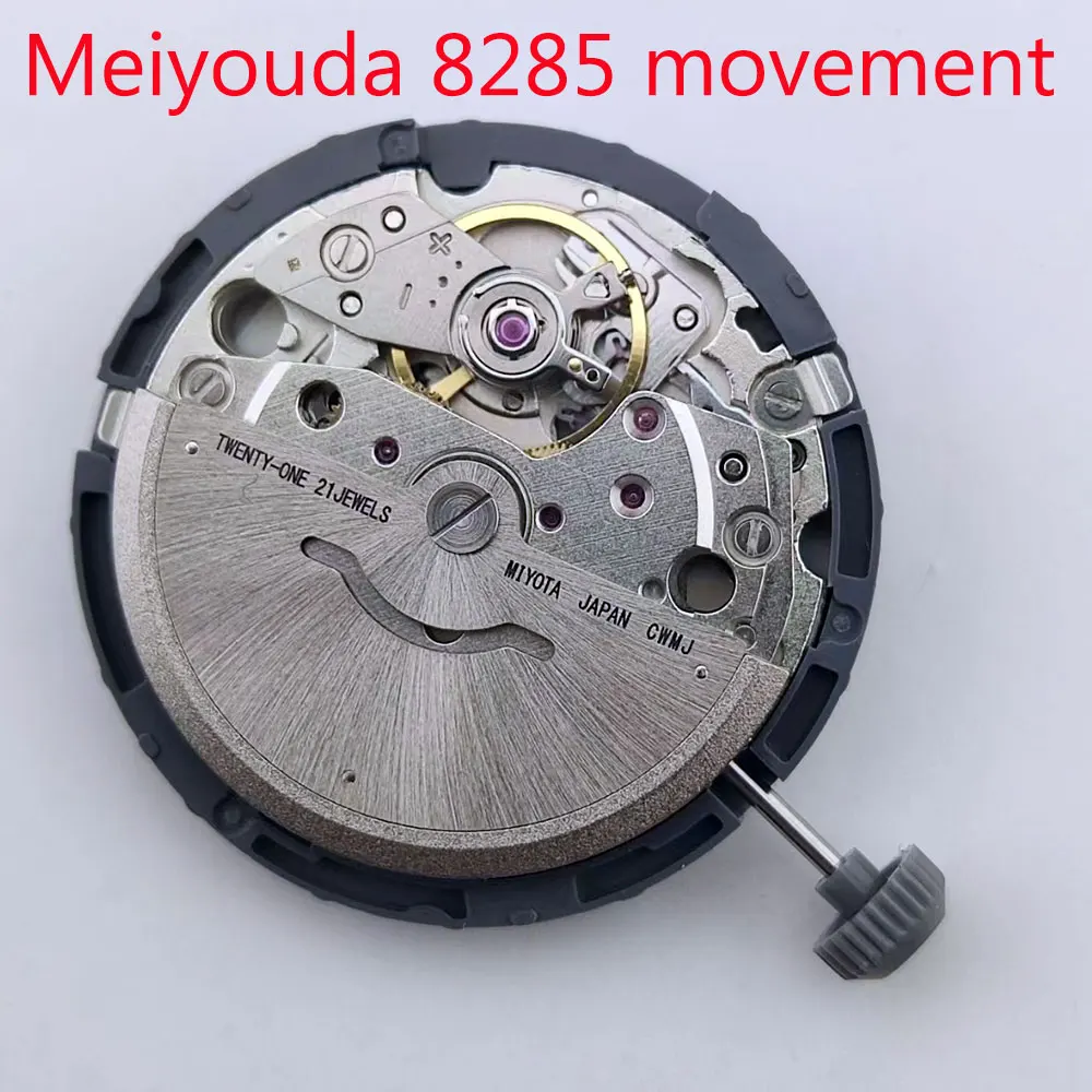 8285 movimiento importado de gama alta, calendario dual, movimiento blanco, 8285, movimiento mecánico, accesorios de reloj para hombre