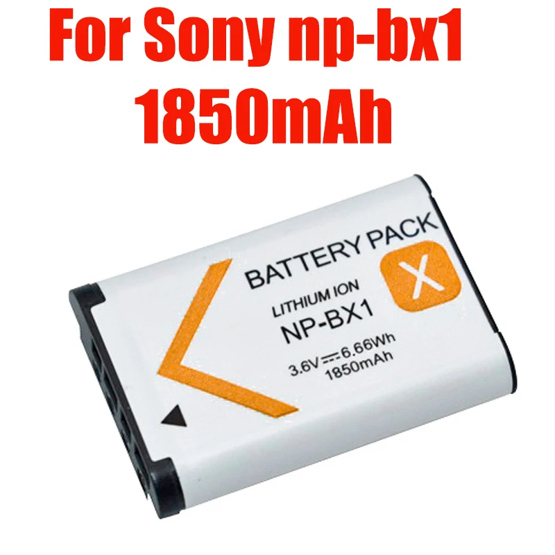 1850mAh np-bx1 NPBX1 kamera bateria do Sony DSC RX1 RX100 M3 M2 RX1R WX300 HX300 HX400 HX50 HX60 GWP88 PJ240E AS15 WX350 części