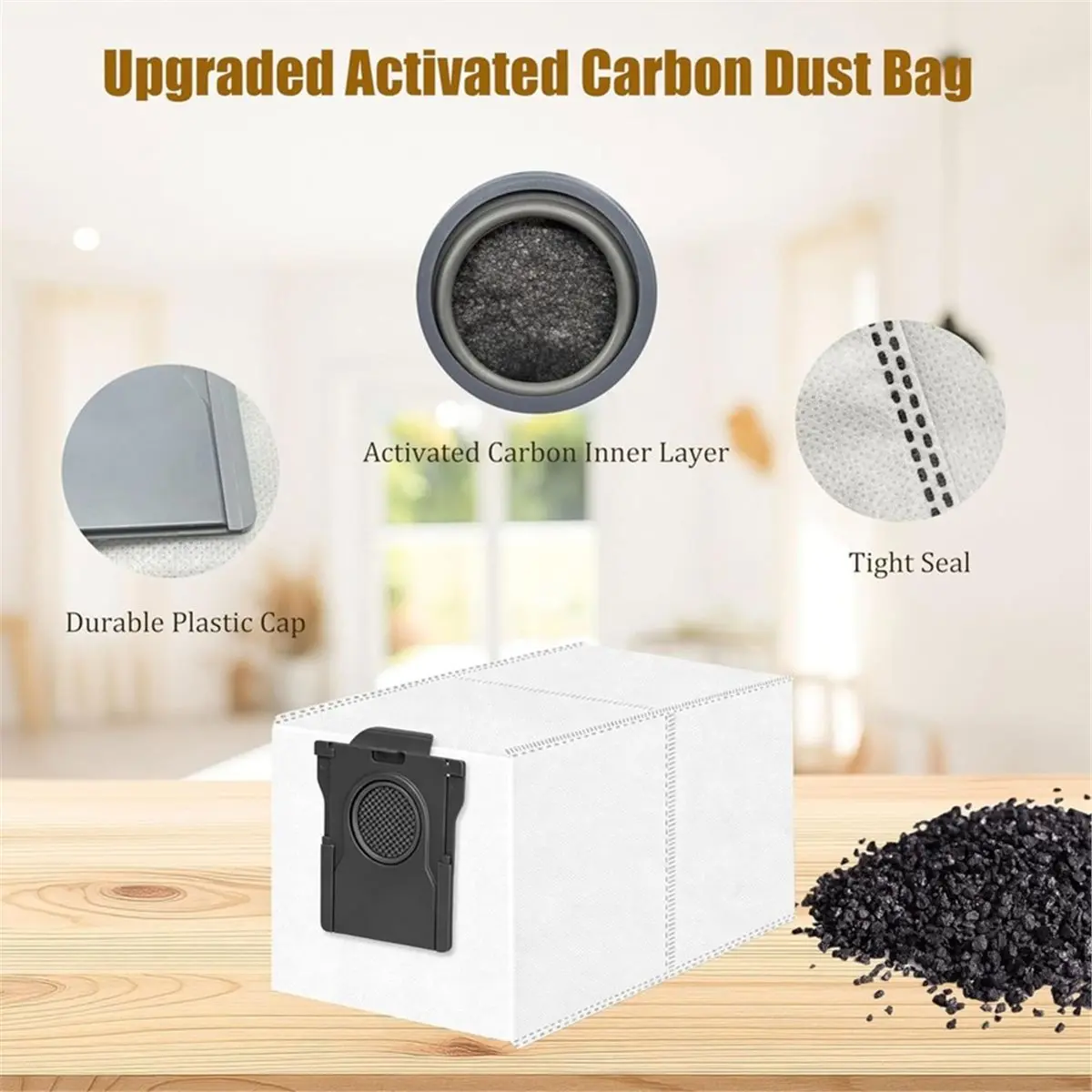 PHONE&GEAR 20 PCS Dust Bags for X30 X40 S30 S40 S50 X50 Vacuum Cleaner 4-Layer Sealed Bags Replacement
